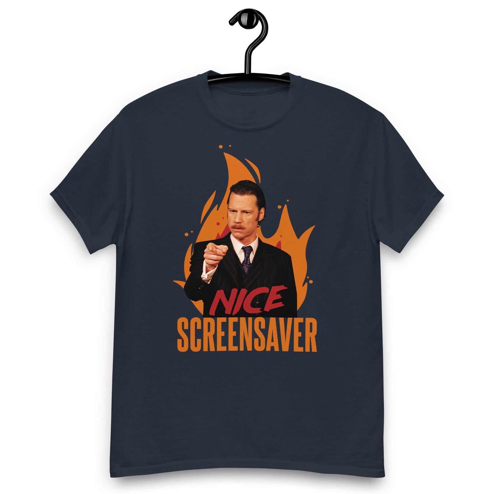 The IT Crowd TV Series - Denholm Reynholm Nice Screensaver Quote t-shirt 2XL