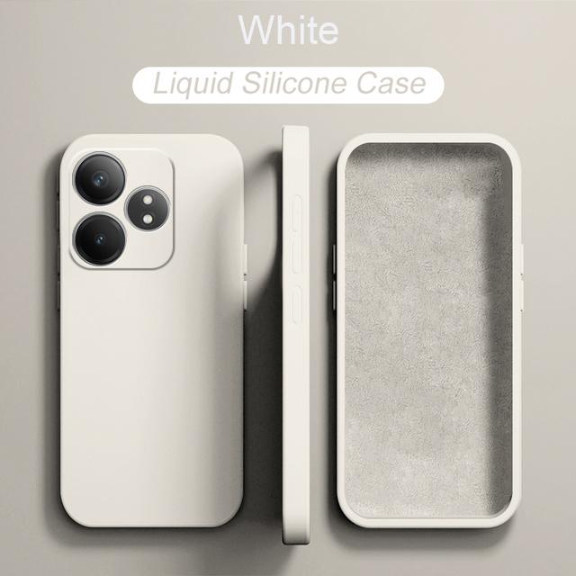 Liquid Silicone Case For Realme GT NEO 6 NEO6 SE GT6 GT6T 6T Liquid Silicone Case Global Version Full Body Camera Protect Case Cover Silicon