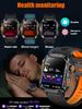 SACOSDING GPS Outdoor Sports Compass BlueTooth Call Smart Watch Waterproof Flashlight Heart Rate Health Smartwatch Information Reminder