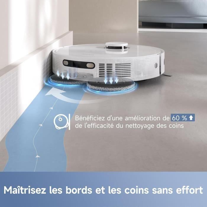 MOVA E30 Ultra - Robot Aspirateur Laveur avec Vidage Automatique - Nettoyage Automatique des Serpillières - Technologie RoboSwing