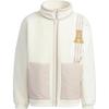 adidas Originals Trefoil Gestreifte Colorblock Buchstaben Bestickte Reißverschluss Langarmjacke Unisex Jacke Weiß HY7234