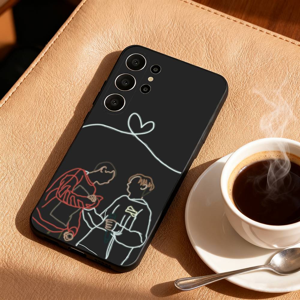 

M-Marcus M-Martinus Air Phone Case For Samsung S25,S24,S21,S22,S23,S30,Ultra,S20,FE,Lite,10,9,Black Cover Samsung S21lite