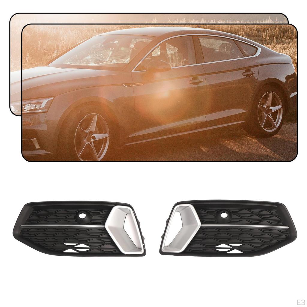 Front Grill Cover 4K0807647D Premium Repair Parts Black Professional Left Lower Grille Trim