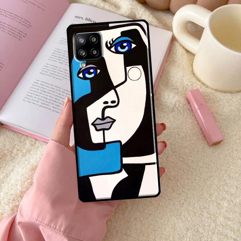 Abstract Portrait Art Painting For Samsung Galaxy A16 A26 A36 A56 A06 A53 A33 A13 A12 A32 A52 A55 A35 A15 A54 A34 A14 Case