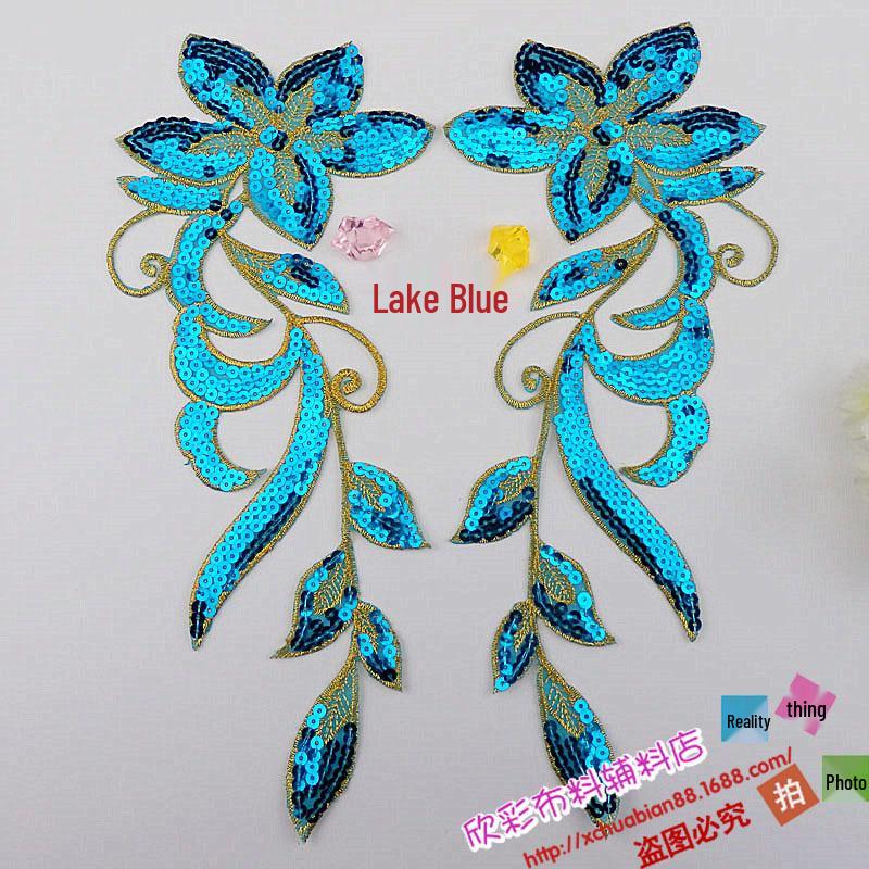 Boutique Cosplay Anime Dress with Embroidered Sequins, Ancient Costume Design, Applique 8639# Hot Stamping