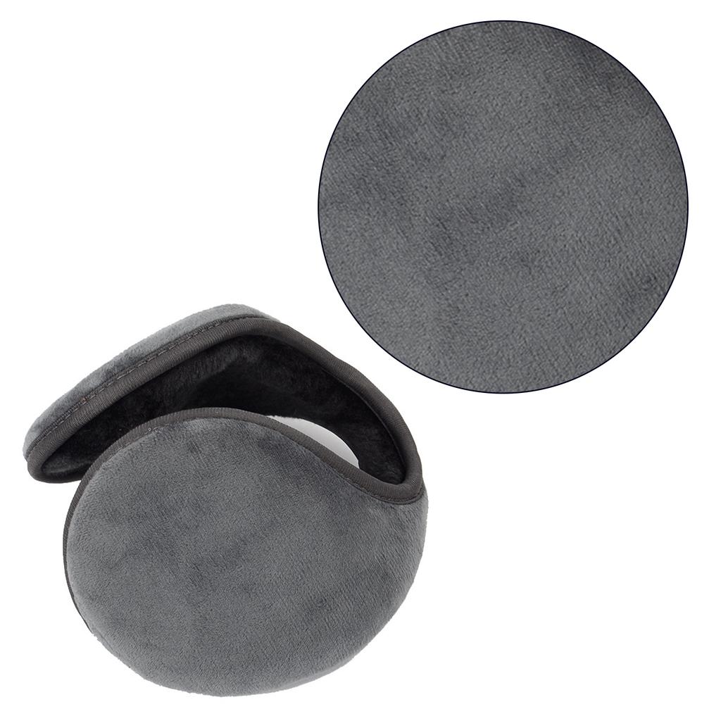 Winter Ear Warmers Behind-the-Head Adjustable Earmuffs Ear Warm Protector Thicken Plush Earmuff Ear Cover