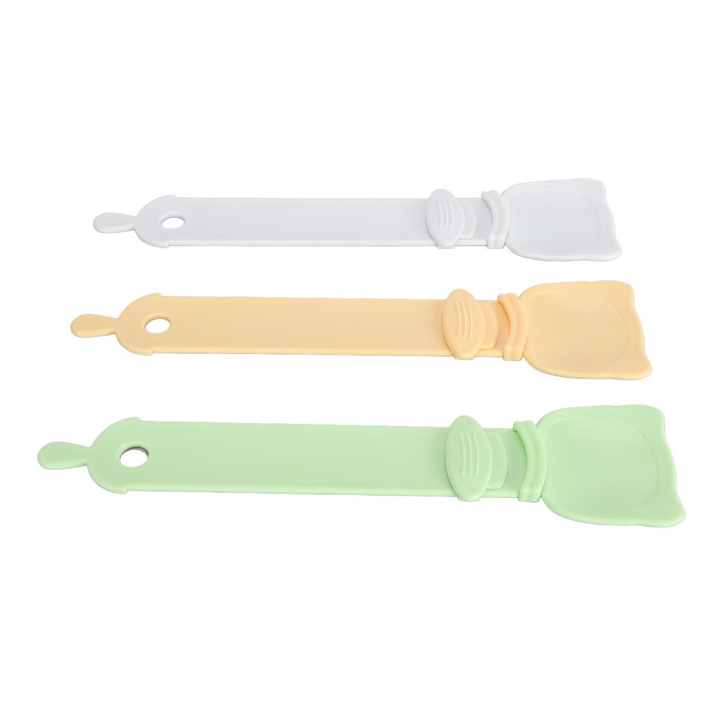 3Pcs Cat Strip Squeeze Spoon Easy to Use Cat Food Can Feeder Spoon Lickable Wet Cat Treat Dispenser
