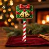 Holiday Retail Display Prop Christmas Payment Wand, Festive Credit Card Holder for Readers, Reindeer Themed Wand Snowman Snowflake Accessory,