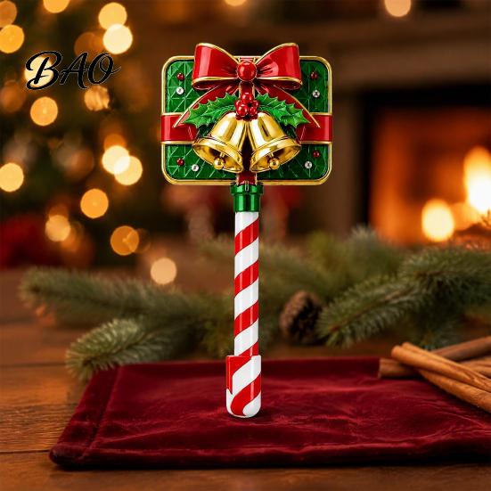 Holiday Retail Display Prop Christmas Payment Wand, Festive Credit Card Holder for Readers, Reindeer Themed Wand Snowman Snowflake Accessory,
