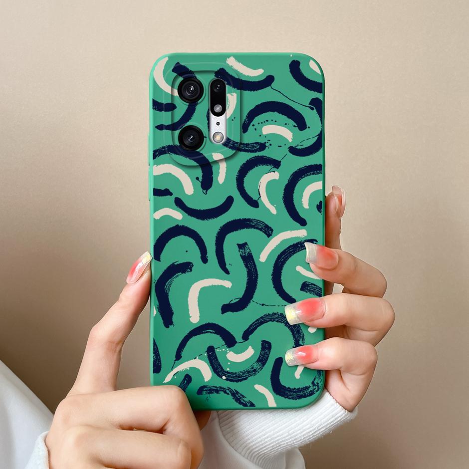 Case For Oppo Find X5 Pro Creative Graffiti Cartoon Astronaut Silicone Soft TPU Shockproof Cover For OppoFindX5 FindX5Pro Fundas