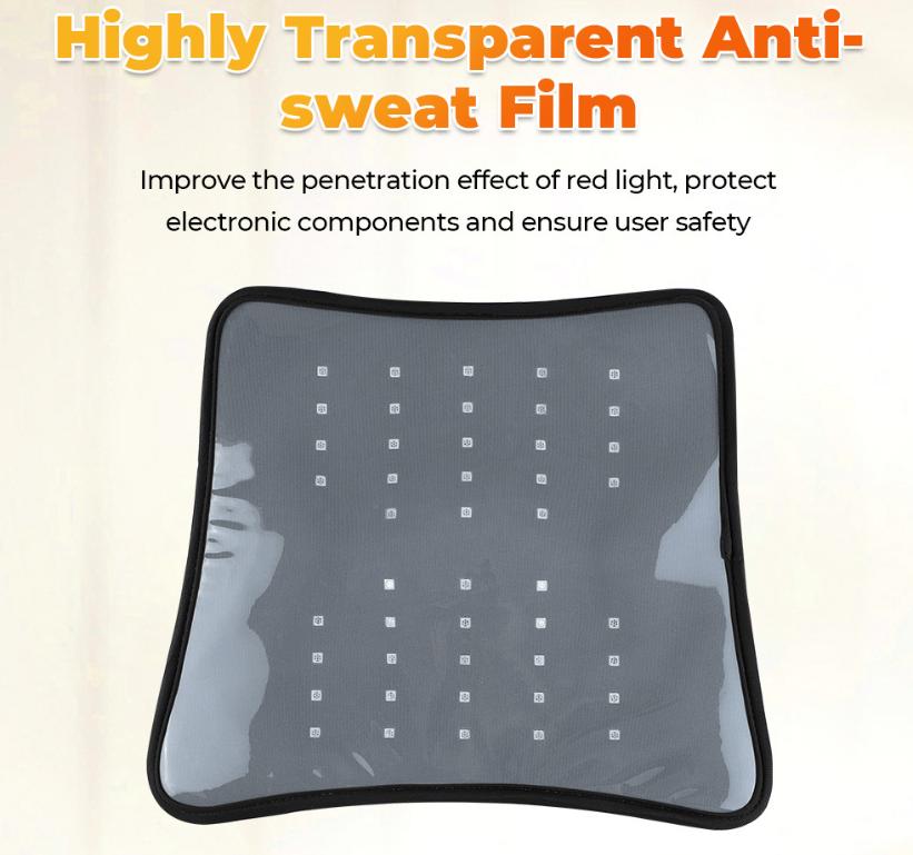 LED Red Light Therapy Belt, Multifunctional Far-Infrared Hot Compress Massage Shoulder & Knee Wrap