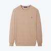 Qipai Men's Waffle-Knit Round Neck Pullover Sweatshirt