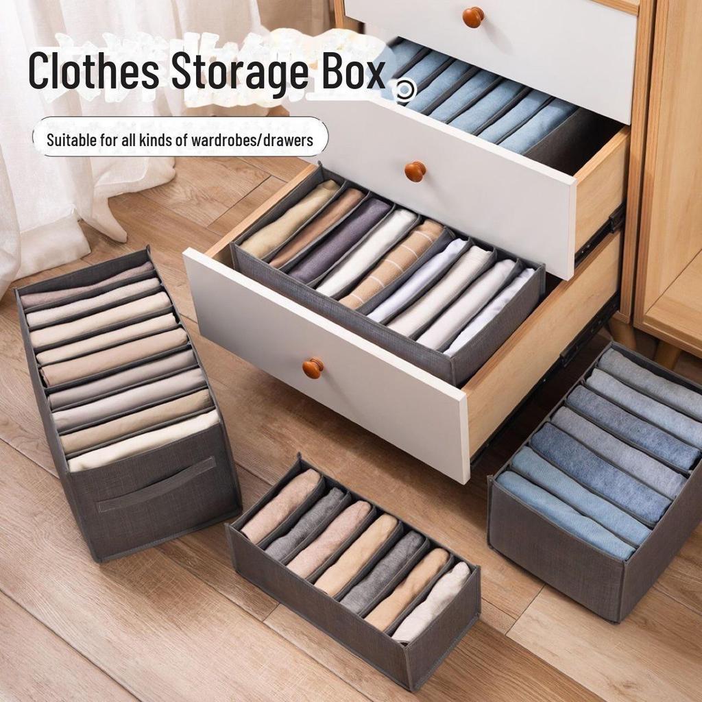 Multifunctional Clothes Storage Box for Dormitory or Home - Leggings and Pants Organizer
