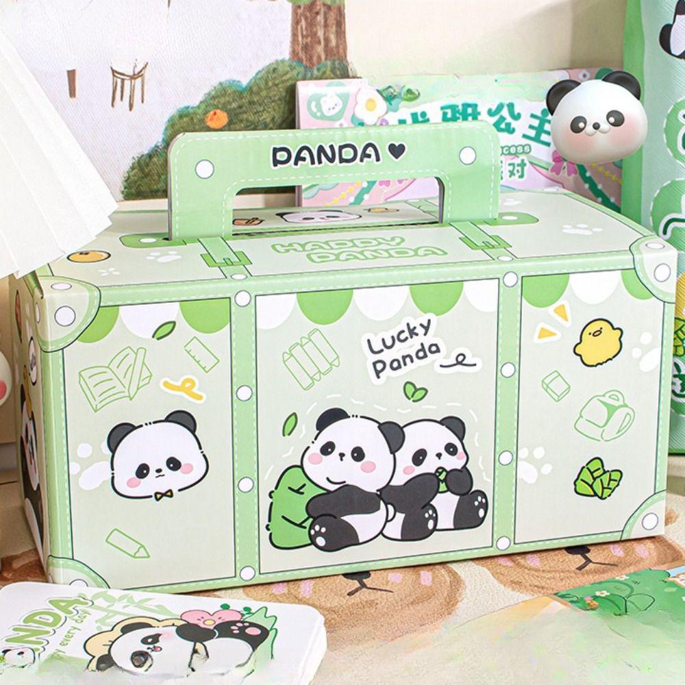 Multifunctional Stationery Lucky Gift Learning Tool Panda Gift Pack Capybara Stationery Set  Office