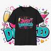 Just Divorced T-Shirt | Funny Divorce Celebration Tee, Champagne & Martini Design