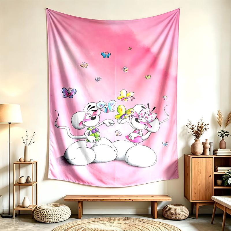 Diddl (23) Tapestry Suitable For Decorating Homes Dorms And Bedrooms Soft To The Touch And A Perfect Gift For Friends And Family