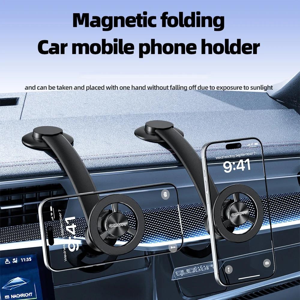 Magnetic Car Phone Holder 360 Rotate Magnet Car Mount GPS Smartphone Mobile Support in Car Bracket for IPhone Samsung Xiaomi