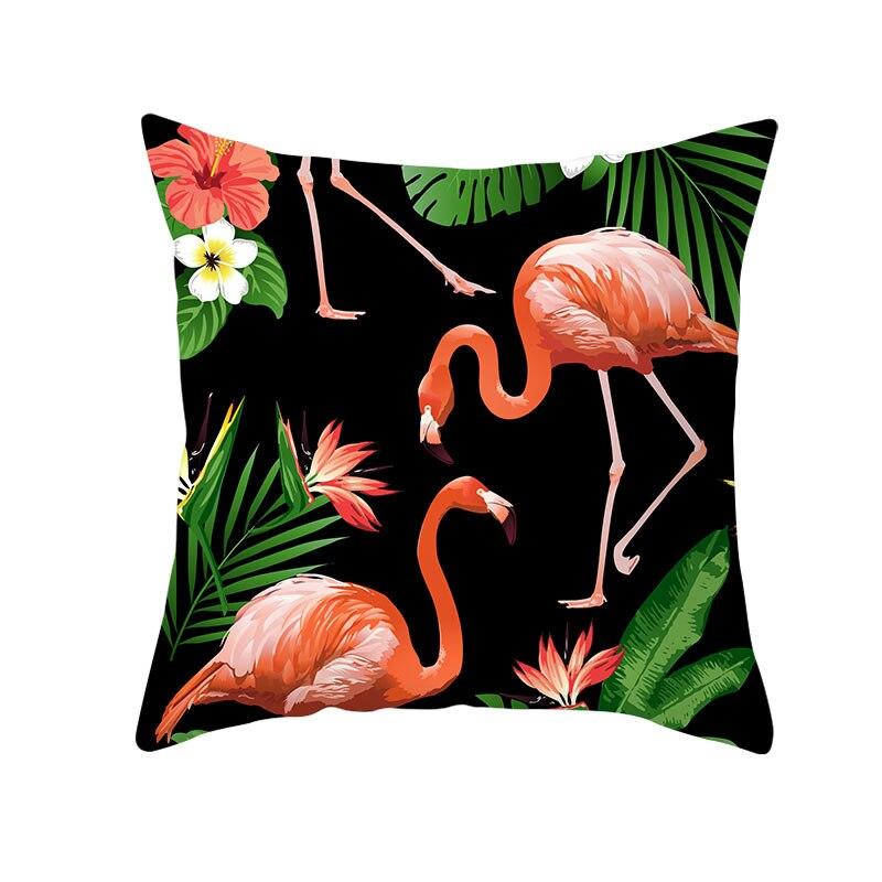 Smilyard Cotton Linen Tropical Flower Square Decorative Throw Pillow Case Cushion Cover Pink Bird Flamingo Pillow Covers 18 x 18 Inches flamingo-4 Smilyard Cotton Linen Tropical Flower Square Decorative Throw Pillow Case Cushion Cover Pink Bird Flamingo Pillow Covers 18 x 18 Inches flamingo-4