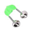 10Pcs Fishing Rod Bite Alarm Bells Twin Bells Clip Alerter Fishing Tackle Tool