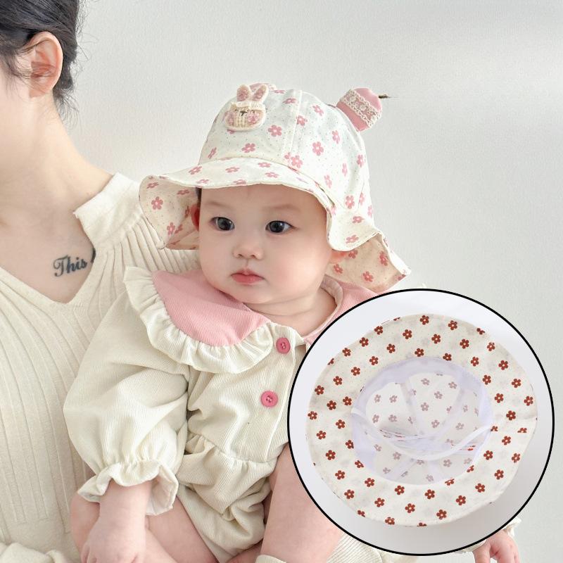 Baby Fisherman Hat Spring New Baby Sun Basin Hat Girl Super Cute Princess Hat Children's Cute Hat Trendy Hat