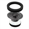 4 PCS 6.5" Sound Insulation Cotton Inch Car Universal Speaker Insulation Ring Soundproof Cotton Pad Interior Accessorry