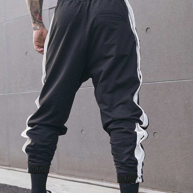 Nové módní kalhoty pro volný čas 2024 Pánské knoflíkové basketbalové kalhoty Volné a prodyšné fitness sportovní ochranné kalhoty