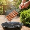 Detachable Sausage Barbecue Net Non Stick Barbecue Net Clip  for Outdoor Camping