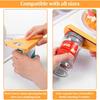 1 Pack Bottle Opener, Can Opener Non Slip Integrated Multi Function Bottle Cap Opener Suitable for Beer, Cola, Jam and Beverages