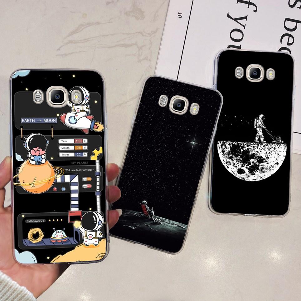 For Funda Samsung Galaxy J5 2016 Phone Case Cute Cat Dinosaur Soft Silicone Cases For Samsung J5 2016 J510 Back Cover Bumper