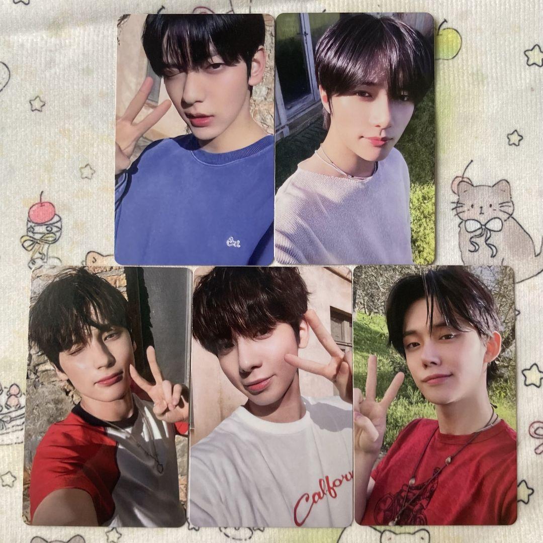 

[USED] TXT LINE MUSIC Love Language Playback Trading Cards (4 Cards)