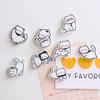 Kreativní kočičí magnetky na lednici Nálepka Roztomilé kreslené akrylové kočičí nálepky Kawaii zvířecí papírnictví DIY doplňky Dekorace Dárek