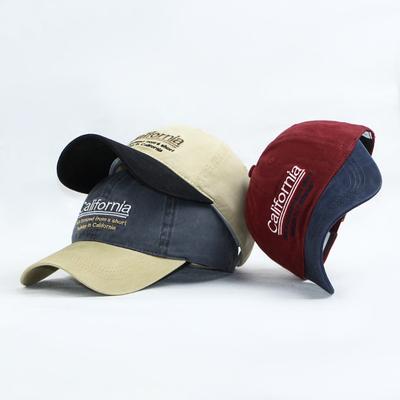 New Personalized Fashion Trend Baseball Cap Men's Embroidery Retro Color Matching Casual Sunshade Cap Women
