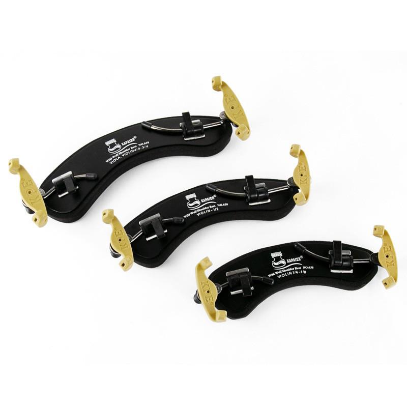 KPE Adjustable Violin Shoulder Rest with Thick Sponge Pad for 1/2, 1/4, 3/4, 4/4 Violins