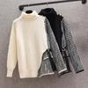 Autumn Winter New Women Fashion Casual Big Plus Size Vintage Loose Long Sleeve Knitted Sweater Top M-4XL