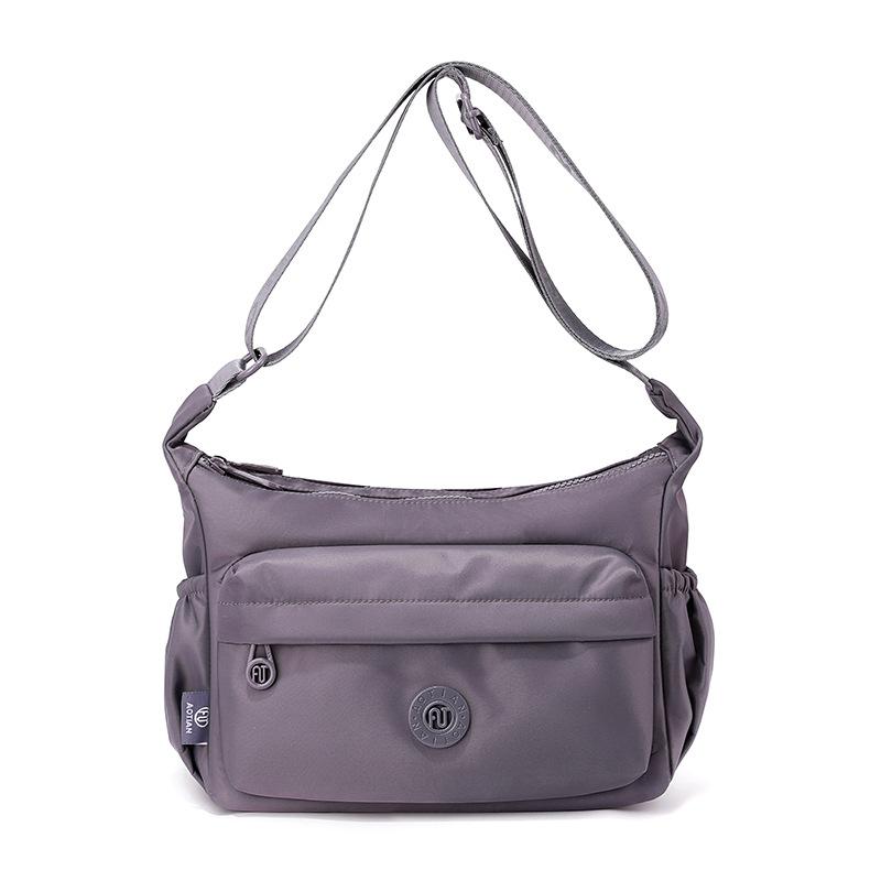 Lightweight Nylon Crossbody Bag for Women Multi Pocket Shoulder Purse Travel Sling Handbag