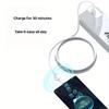 2-in-1 Data Cable 15W Charging Cable Compatible with MICRO To TYPE-C Interface
