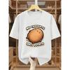 Men's T-Shirt Cotton with 'NO THOUGHTS ONLY POTATO' Cute Graphic Print Comfortable Casual Short-sleeved T-shirt