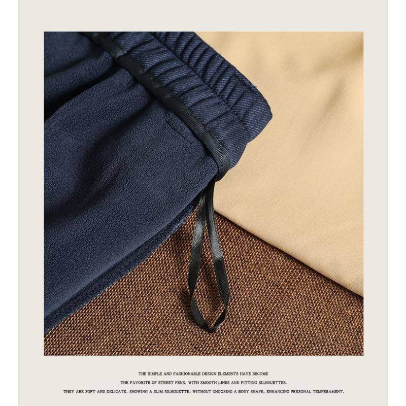 DIMANAF 2025 Autumn Winter Plus Size Women Pants Jeans Denim Blue Lady Long Pants Oversized Loose Casual Bottoms Thick