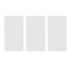 10PCS Tattooing Microblading Practice Skin Double Sides Blank 2mm Thickness Silicone Tattoo Practice Skin for Eyebrow