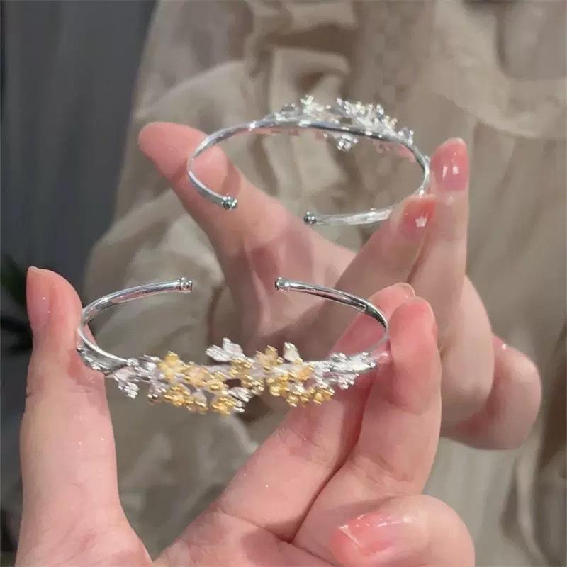 Bracelet Welfare Bamboo Lotus Bracelet Chinese Butterfly Ping An Ins Student Bracelet Simple Hand