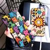 Cartoon Cute Cats Theme Soft Phone Case for Samsung Galaxy S26 S25 Edge S24 Ultra S23 Plus S22 S21 FE S20 Black Cover Back Shell