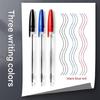 0.7mm Medium Point Ball Pen Ballpoint Pen Smooth Writing Business Plastic Oil Pen for Office School Student Writing Gift