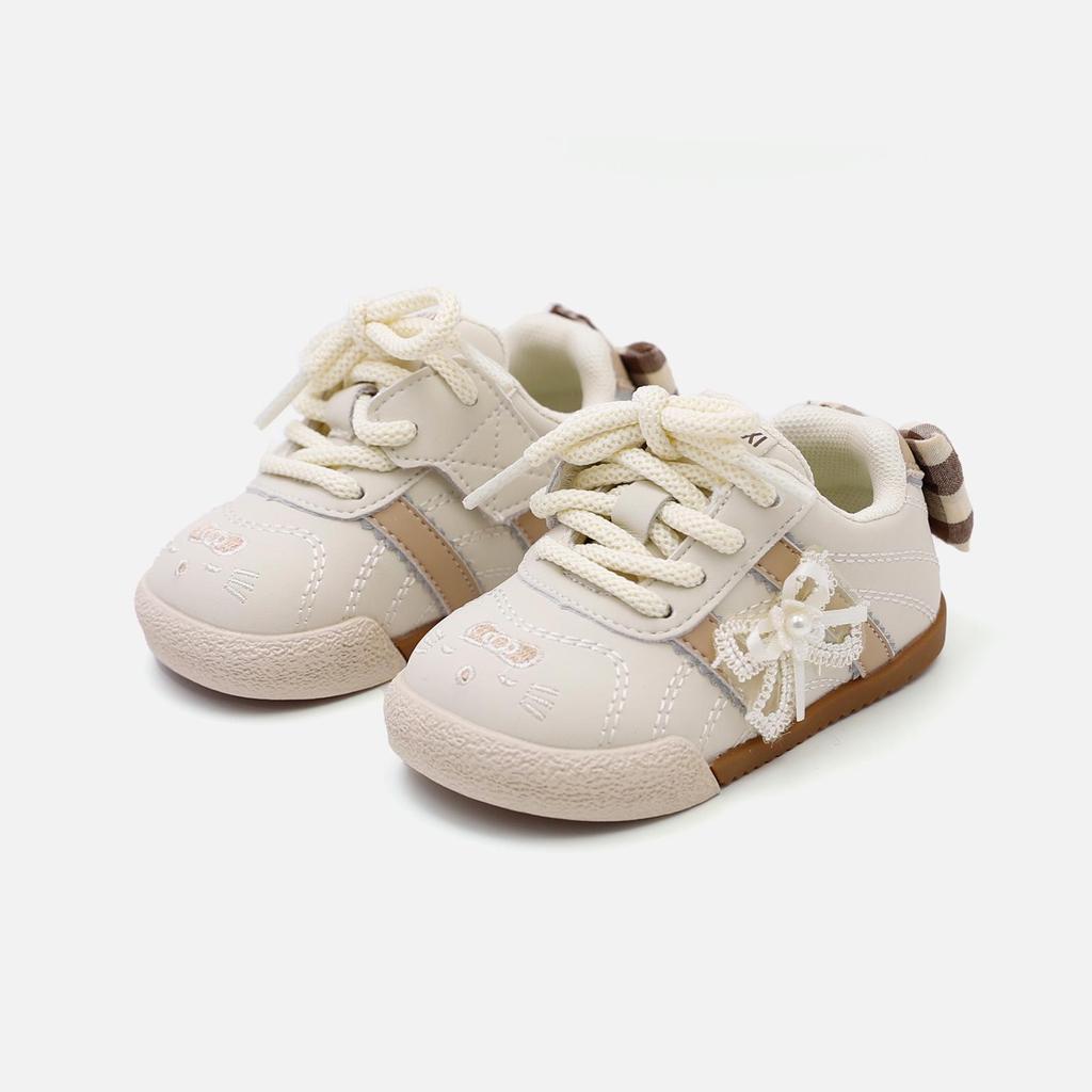 2026 Spring Baby Girls' Cute Fashion Non-slip Pre-walking Soft Sole Casual Shoes