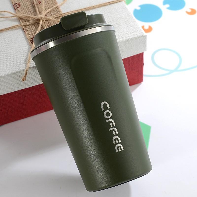 350ml/500ml Stainless Steel Coffee Cup Leak-Proof Car Coffee Mug Thermos Bottle Travel Thermal Mug Vacuum Flask Insulated Cups