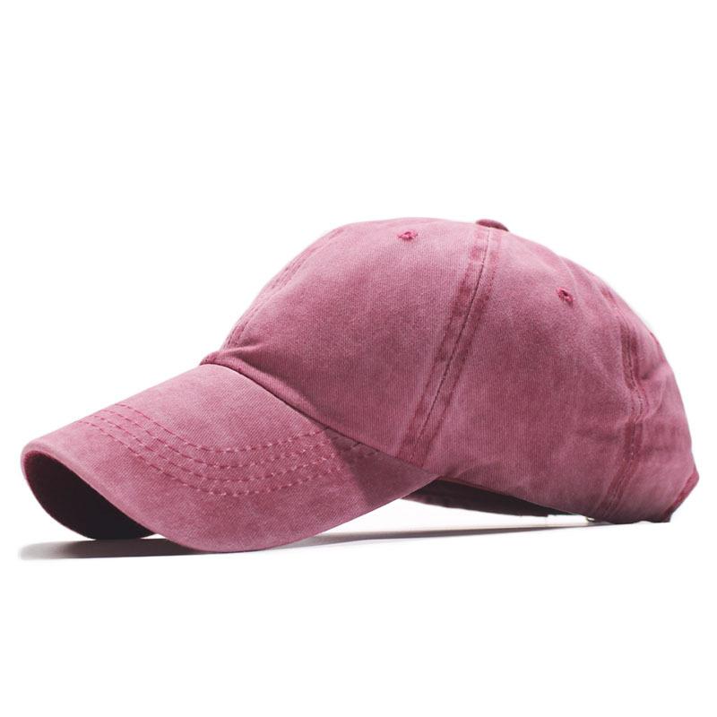 Simple light board fashion cap washed baseball cap men's and women's outdoor sunshade casual hat tide
