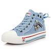 Women Fashion Sneakers Denim Canvas Casual Shoes Trainers Walking Skateboard Lace-up Shoes Femmes