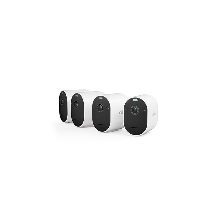 Caméra de sécurité connectée - ARLO - Pro 5 2K+ - Vision nocturne couleur - 4 caméras - Wi-Fi double bande