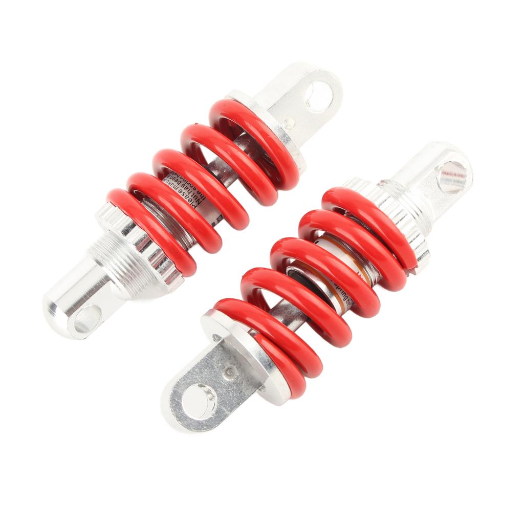 2Pcs Rear Spring Assisted Shock Absorber Aluminum Alloy Adjustable for ATV Scooter 100mm