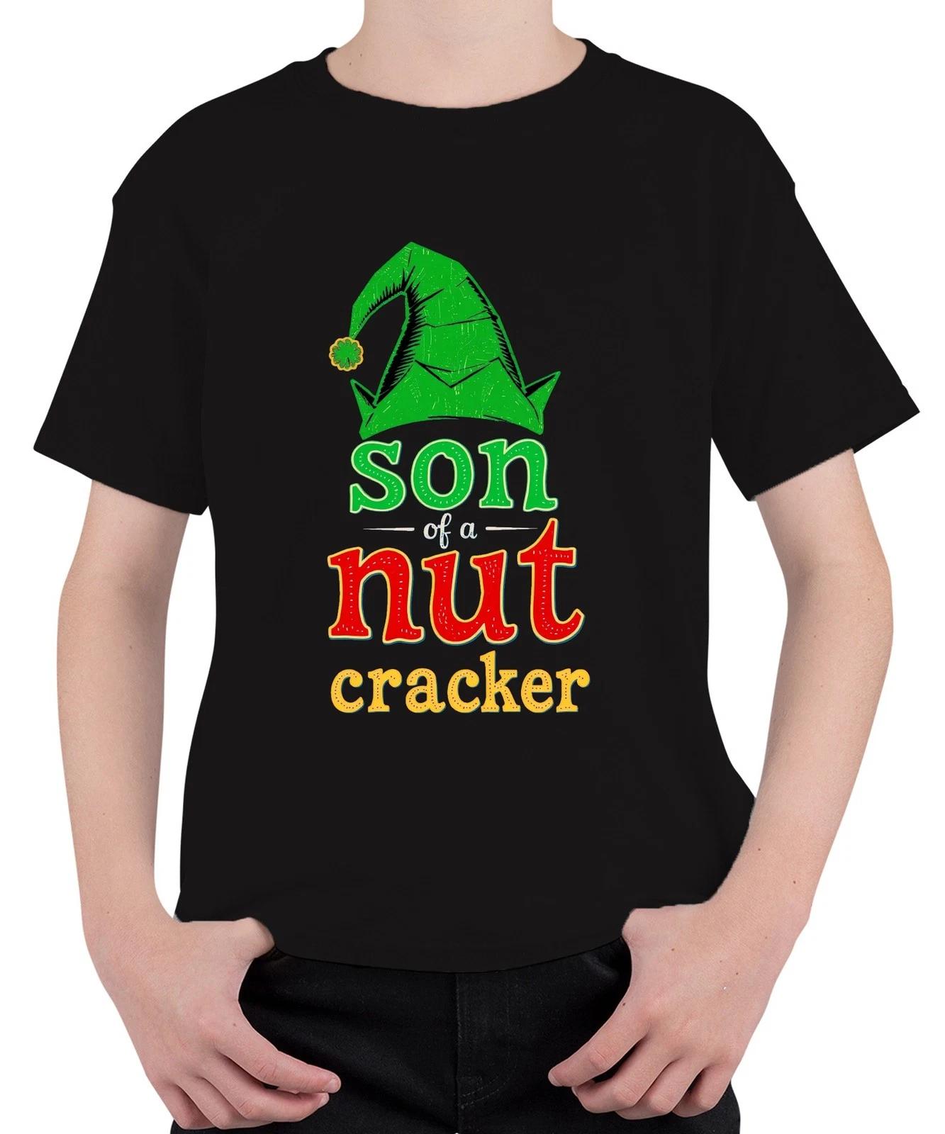 Christmas Elf Elf Hat Son of a Nutcracker Funny Gift Unisex Kids T-- 4XL