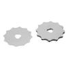 10Pcs Rotary Cutter Blades Stainless Steel Power Off Fabric Cutters Blades Replacement Blades for Sewing Paper Cutting
